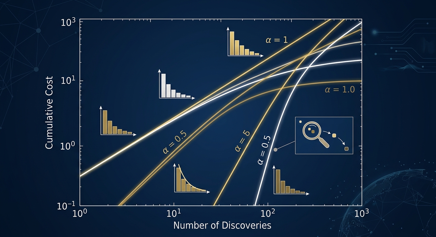 Discovery Cost Scaling